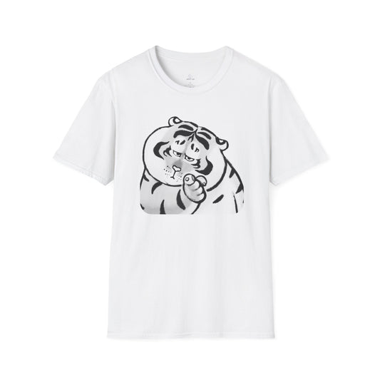 Chubby Tiger T-Shirt – Hilariously Serious and Unique Design