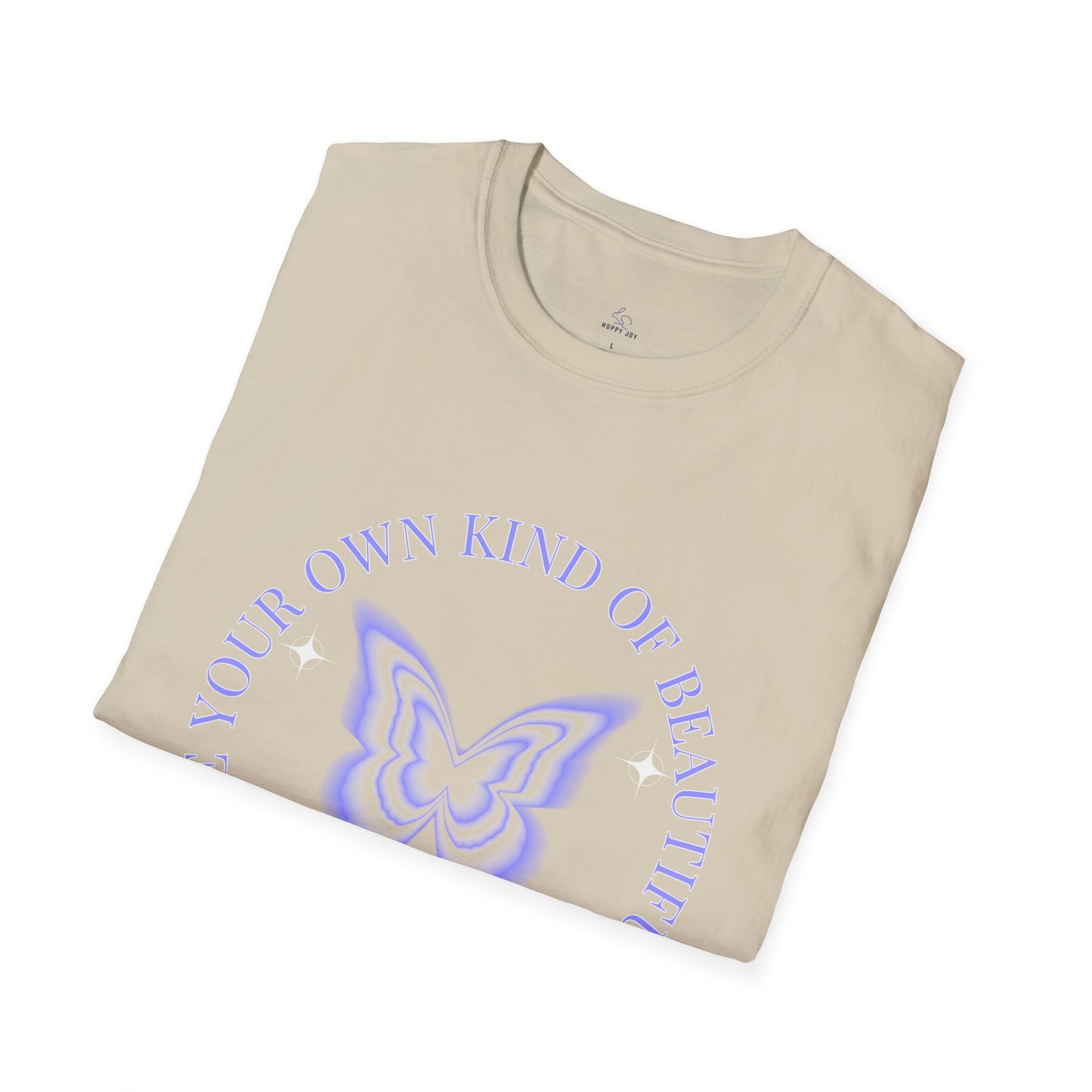 3D Butterfly T-Shirt - 'Be Your Own Kind of Beautiful' Inspirational Design