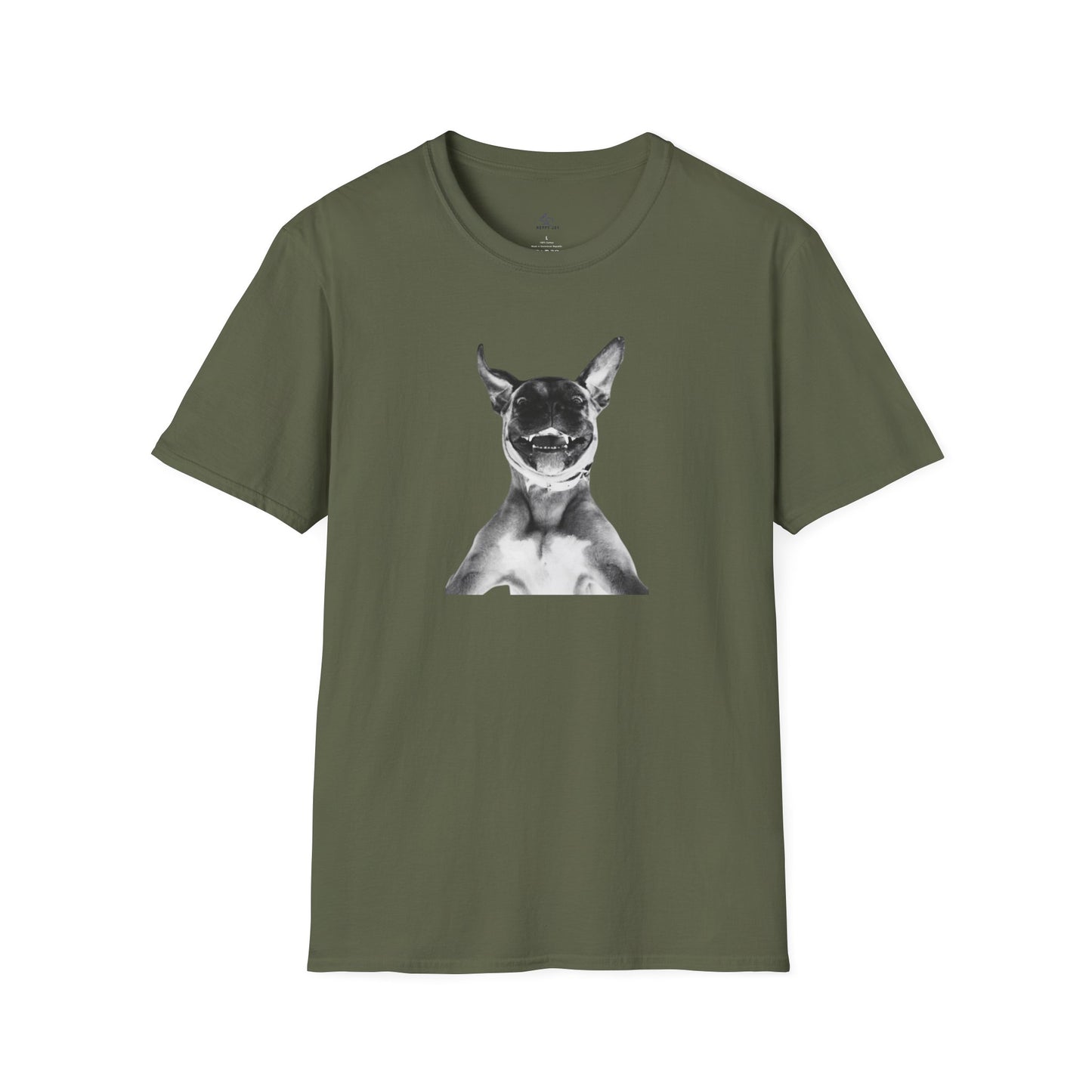 Funny Dog Face Graphic T-Shirt – Unique and Playful Design