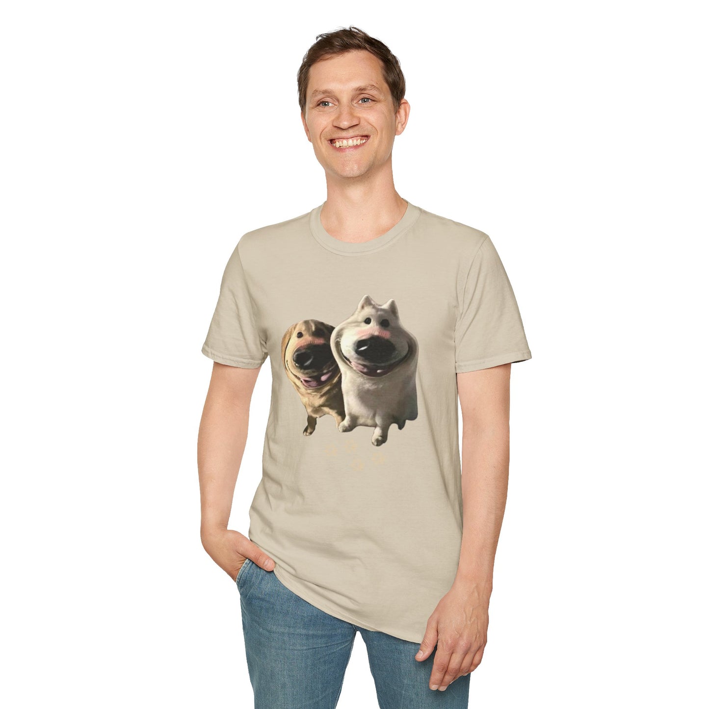 Funny Dog Filter Graphic T-Shirt – Playful and Quirky Design