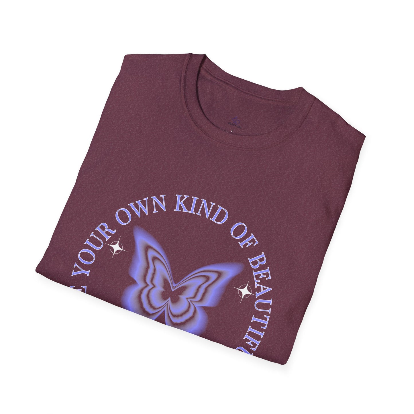 3D Butterfly T-Shirt - 'Be Your Own Kind of Beautiful' Inspirational Design