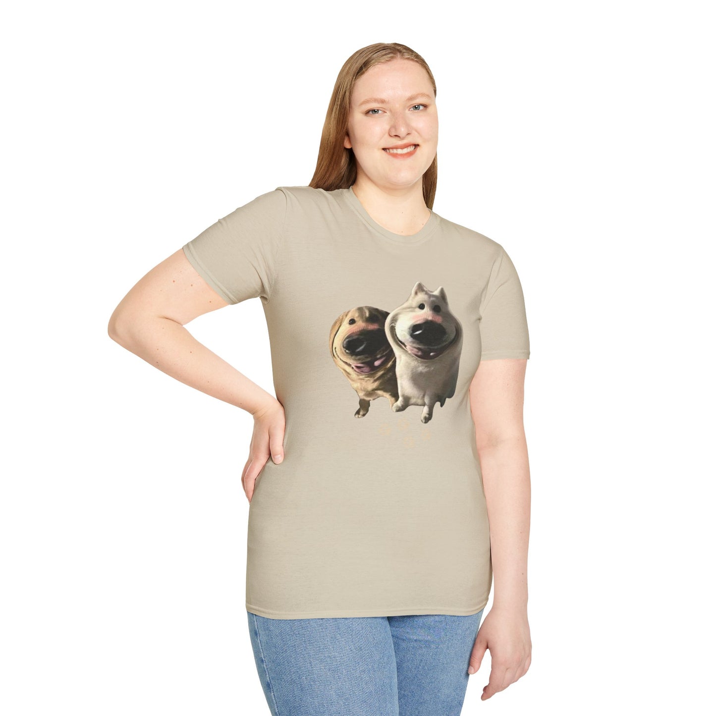 Funny Dog Filter Graphic T-Shirt – Playful and Quirky Design