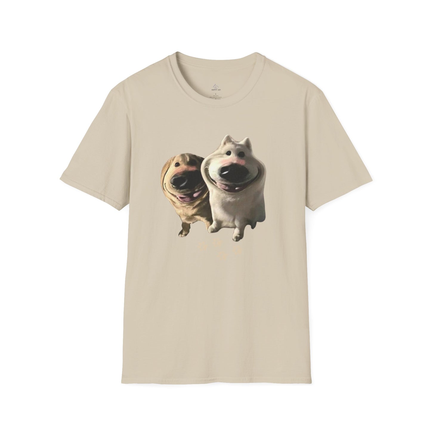 Funny Dog Filter Graphic T-Shirt – Playful and Quirky Design