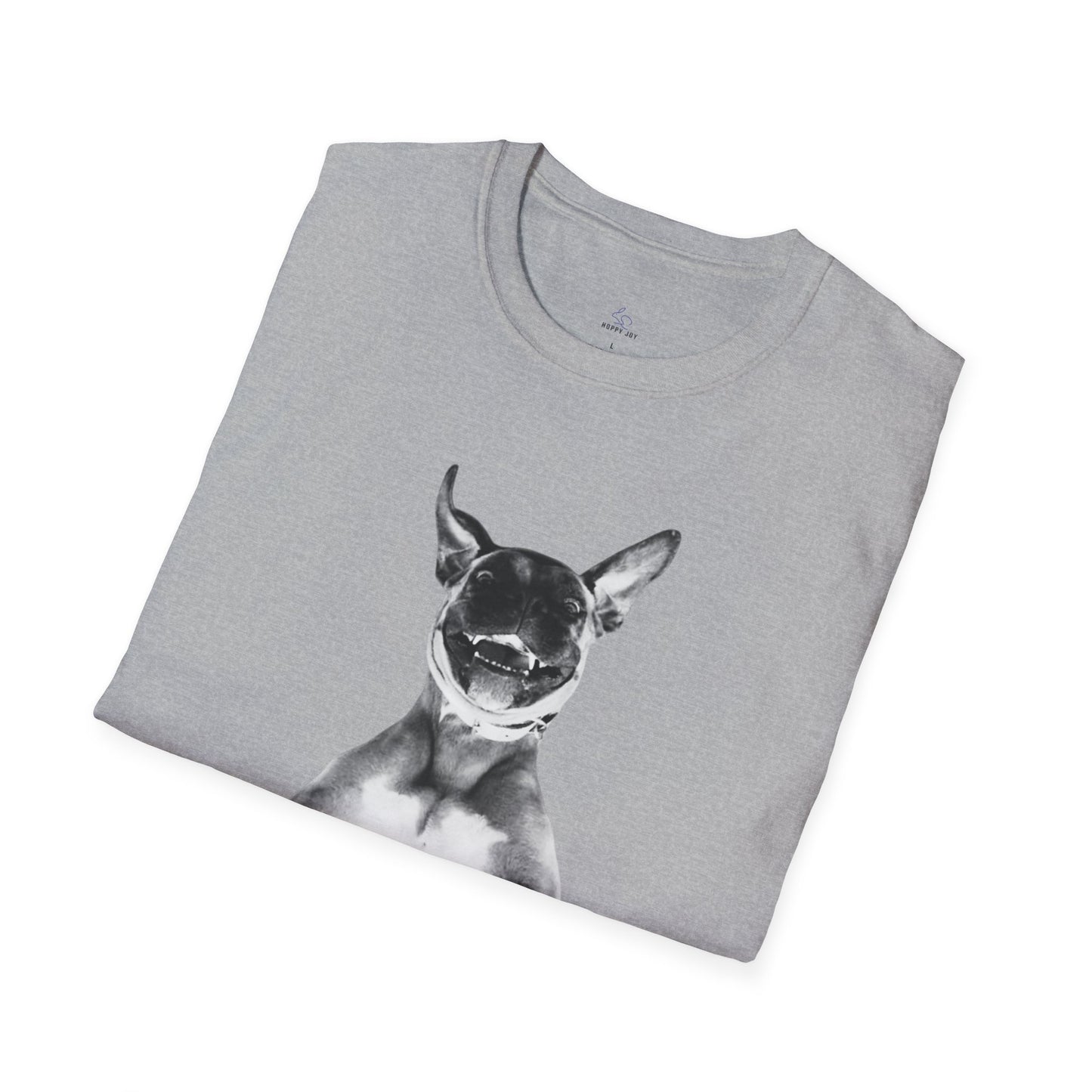 Funny Dog Face Graphic T-Shirt – Unique and Playful Design