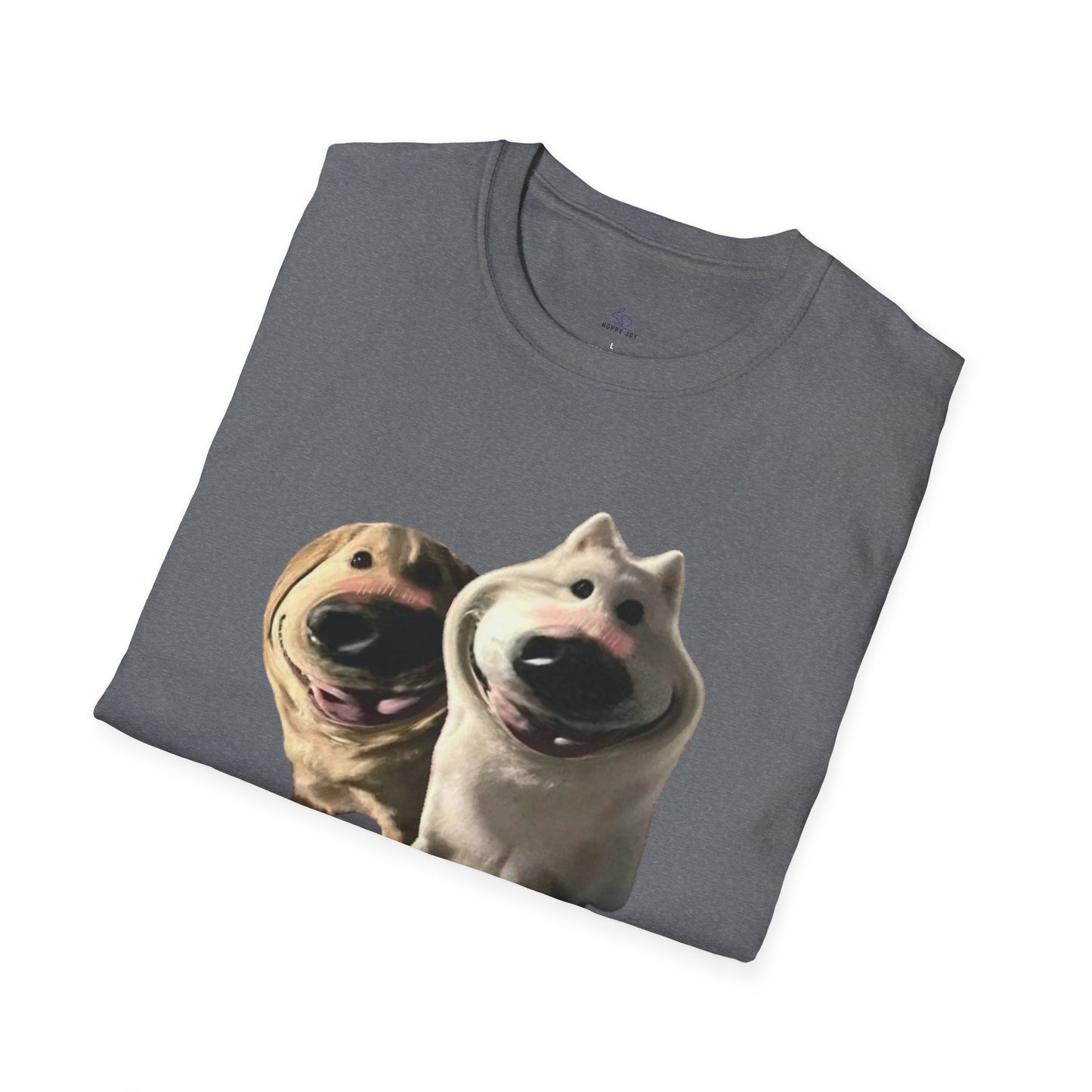 Funny Dog Filter Graphic T-Shirt – Playful and Quirky Design