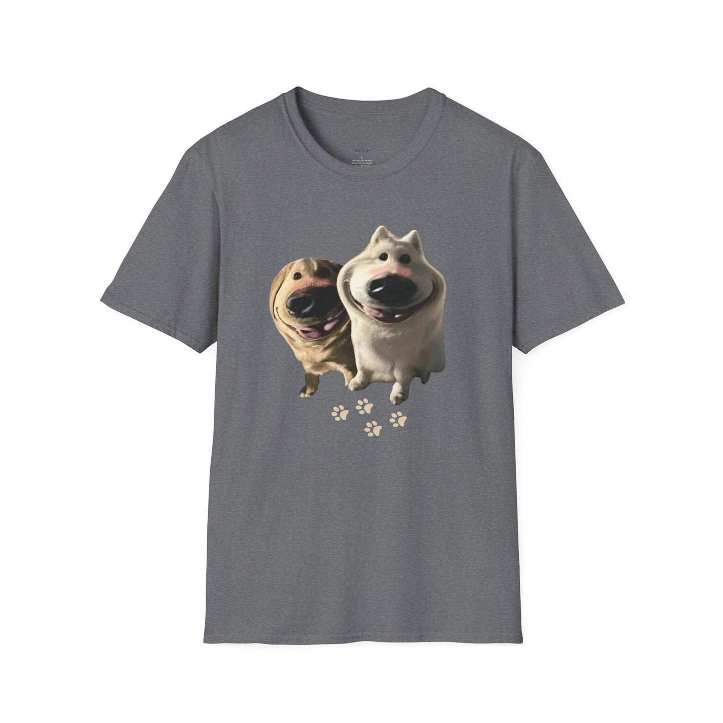 Funny Dog Filter Graphic T-Shirt – Playful and Quirky Design