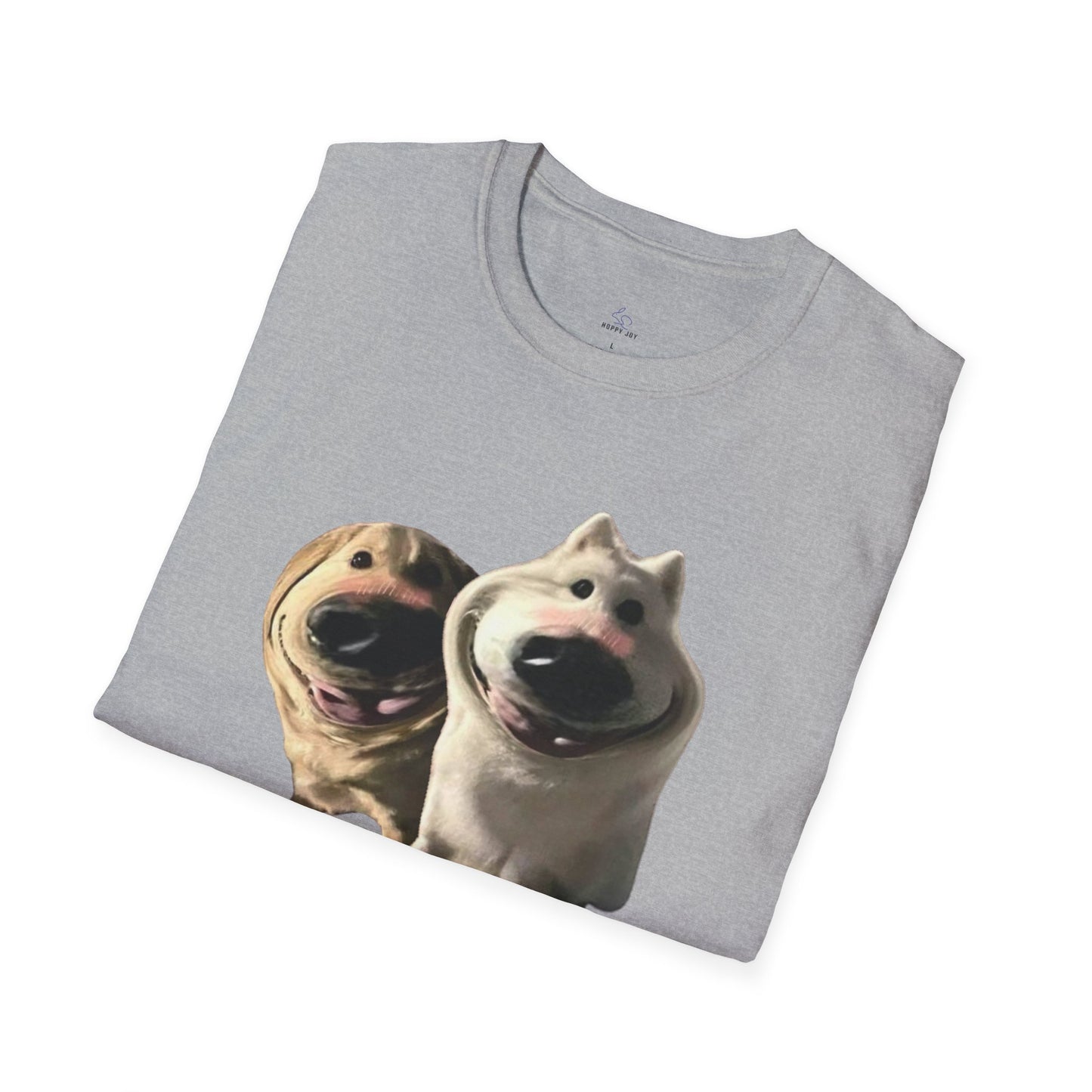 Funny Dog Filter Graphic T-Shirt – Playful and Quirky Design