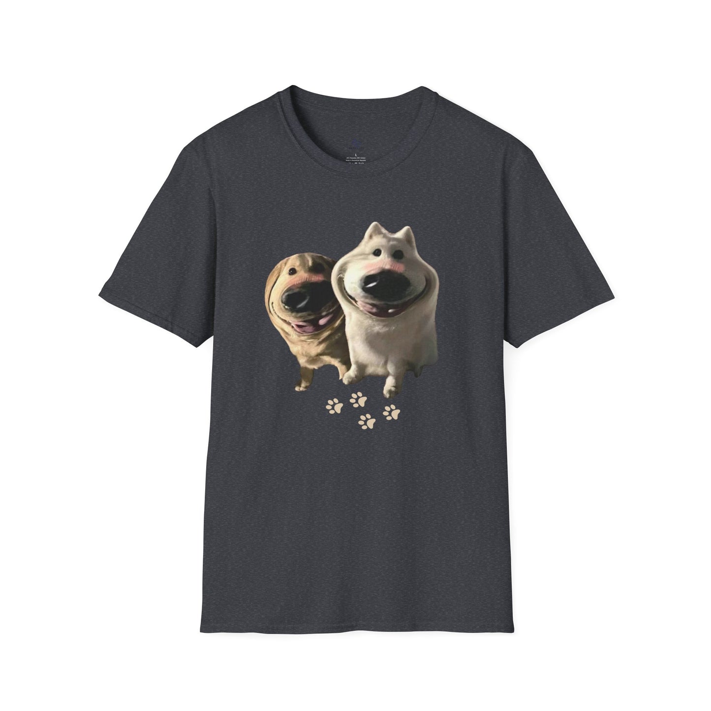 Funny Dog Filter Graphic T-Shirt – Playful and Quirky Design