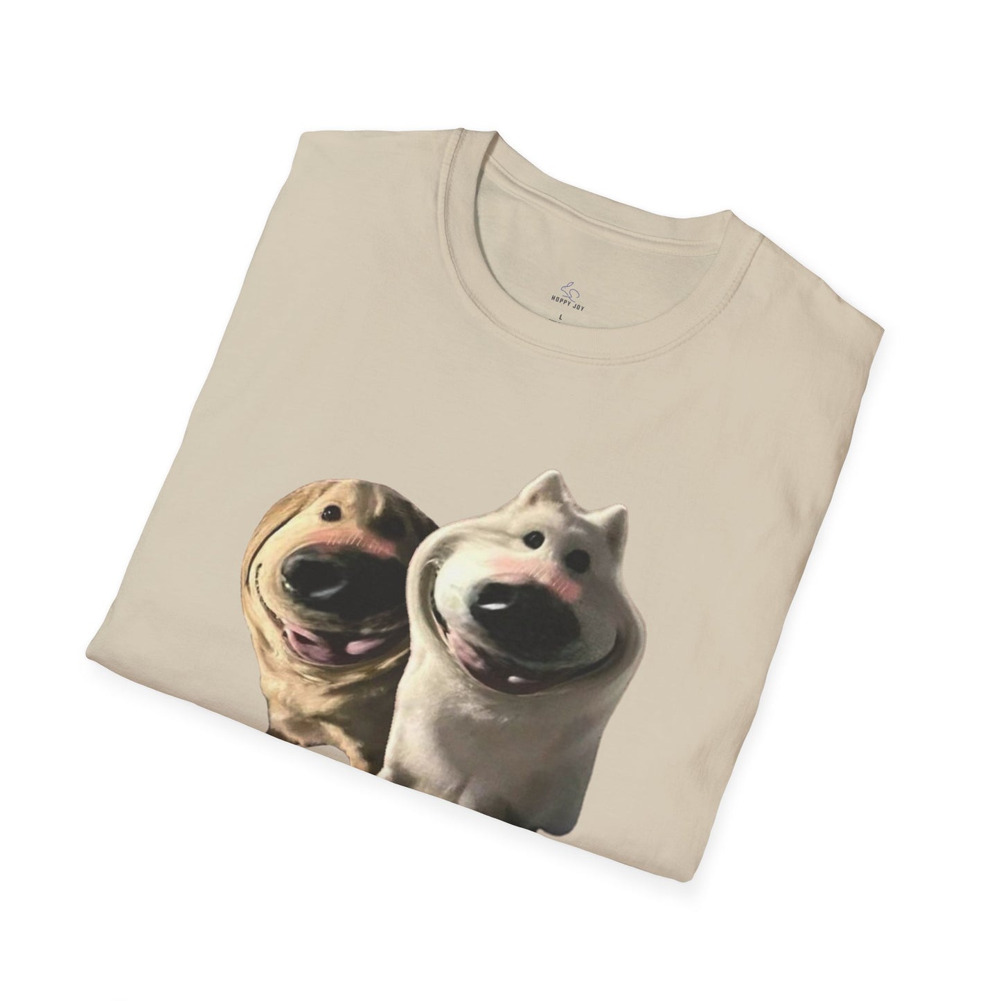 Funny Dog Filter Graphic T-Shirt – Playful and Quirky Design