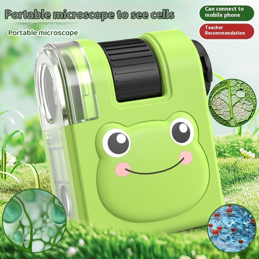 Portable Kids' Microscope – Fun Scientific Exploration & Learning