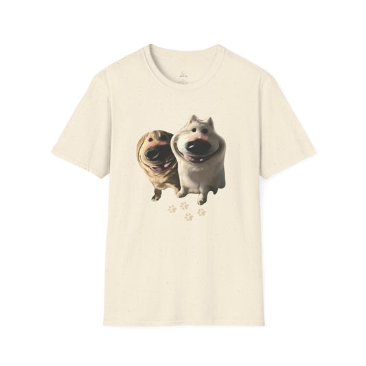 Funny Dog Filter Graphic T-Shirt – Playful and Quirky Design