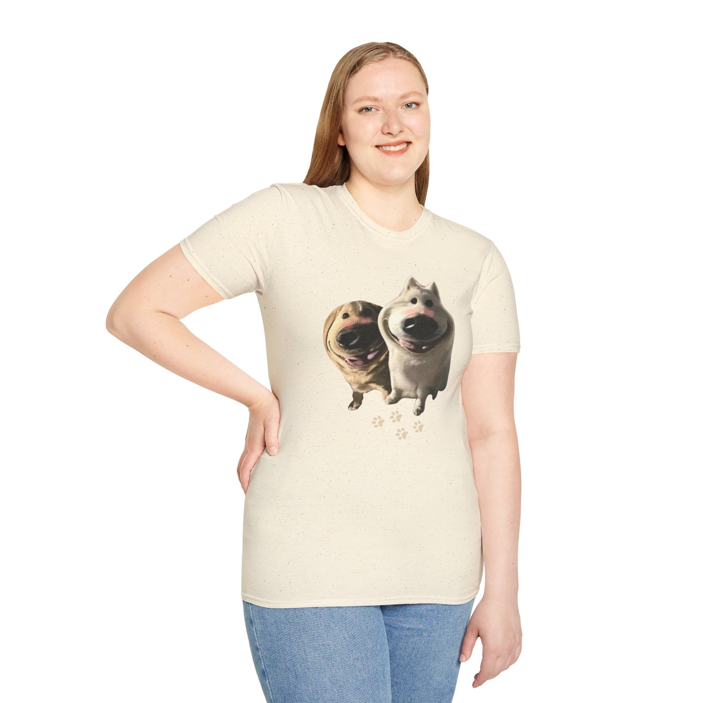 Funny Dog Filter Graphic T-Shirt – Playful and Quirky Design